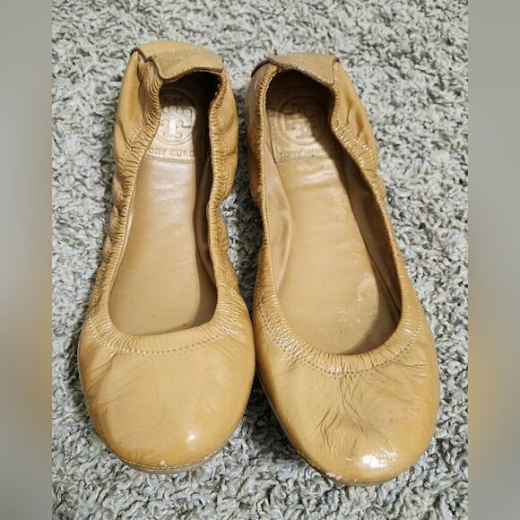 Tory Burch Patent Leather Ballet Flats 7.5 - Picture 1 of 11